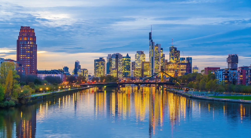 Business Skyline in Frankfurt