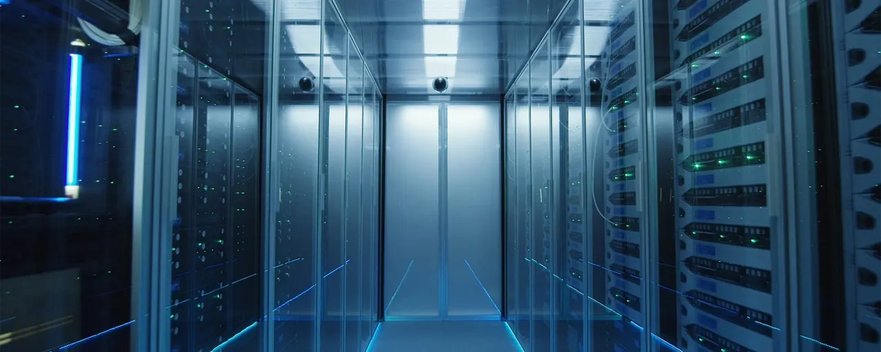 Interior of data centre