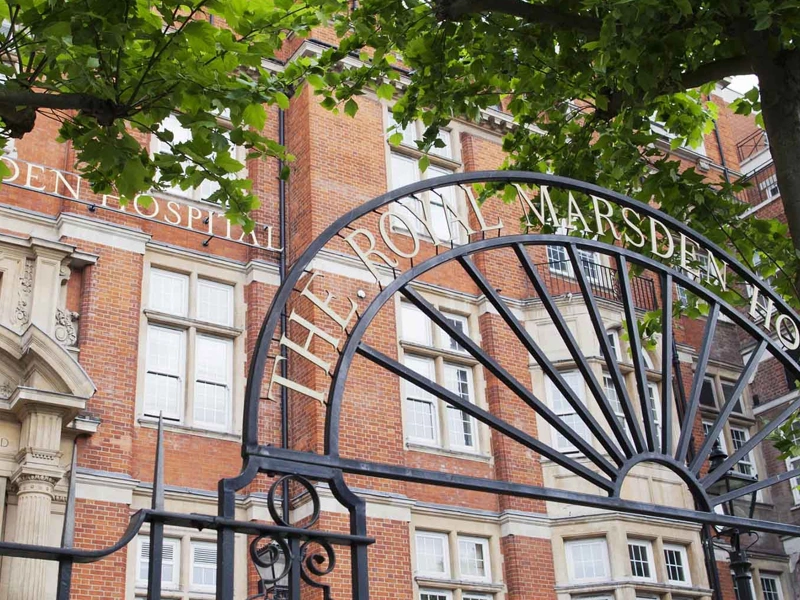 The Royal Marsden Hospital sign