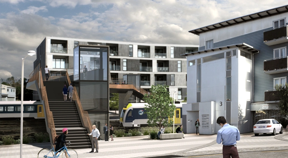 City Rail Link Building, New Zealand