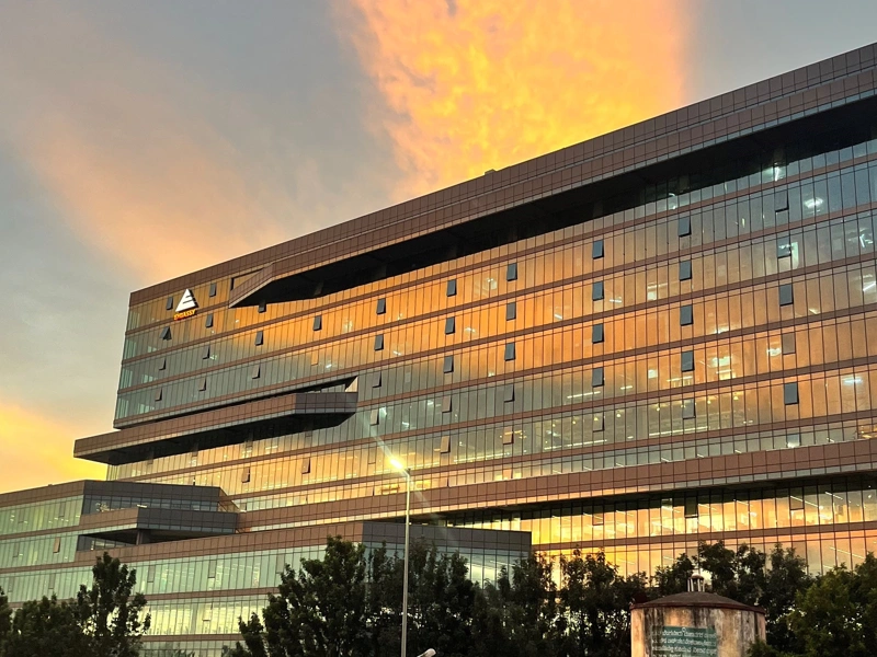 Exterior photo of a multistorey office building